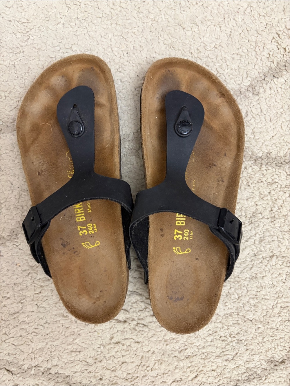 Birkenstock Black Women’s Toe-Post Sandals